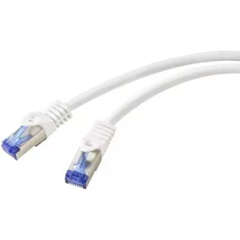 Renkforce RF-5771524 Cabo de rede Cat6a S/FTP, 2 m, Branco
