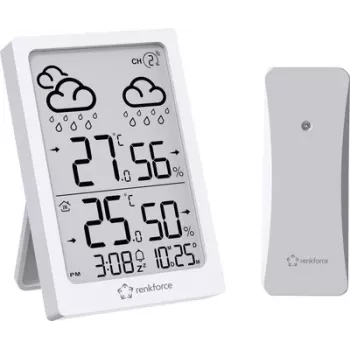 Renkforce RF-6416472 Estação meteorológica sem fios branco