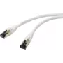 Renkforce RF-7106494 Cabo de rede Cat 8.1 S/FTP, 3 m, branco