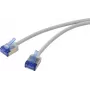 Cabo de rede slim Cat6a U/FTP Renkforce RF-7116934 10 m cinzento