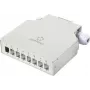 Renkforce RF-7187896 Adaptador para calha DIN, caixa de 8 portas vazia, cinzento-claro