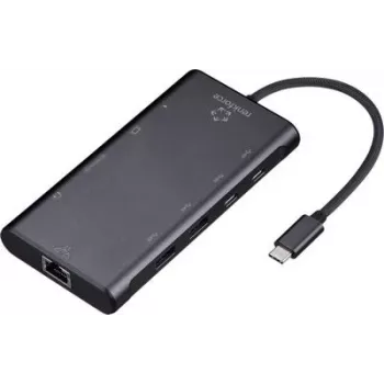 Renkforce RF-USBHA-500 Hub USB 3.2 Gen 2 de 10 portas com entrada USB-C adicional (RF-6700434)