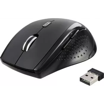 Renkforce RF-WM-210 Rato ótico sem fios ergonómico preto 1600 DPI 6 botões RF-5827190