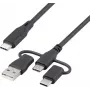 Renkforce Cabo de carregamento USB 2.0 USB-C 1,5 m preto RF-6615908