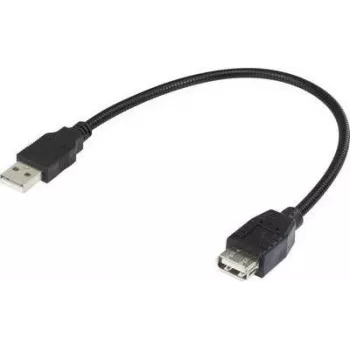 Renkforce cabo de extensão USB 2.0 com pescoço flexível 0,16 m preto 1333151