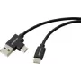 Cabo USB 2.0 USB-C para USB-A Renkforce 1 m preto RF-7116120