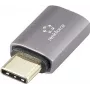 Renkforce Adaptador USB4 USB-C ficha macho para conector fêmea 8K 40Gbps 100W PD RF-3778880