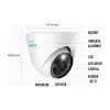 Câmara dome PoE 12MP Reolink P344 com pesquisa de vídeo por IA