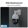 Reolink P850 câmara de segurança inteligente 4K 8MP PoE PTZ com zoom ótico 16X, 5,3-86mm, para exterior, Micro SD até 256GB, branca