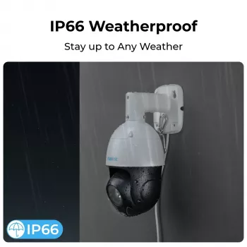 Reolink câmara de segurança PTZ PoE 4K Smart com zoom ótico 16x, auto-tracking, IP66, 256GB Micro SD