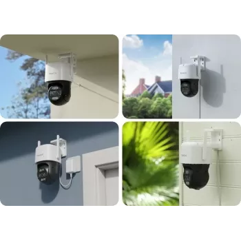 Câmara de segurança Wi-Fi 6 PTZ de lente dupla 4K Reolink TrackMix Series W760
