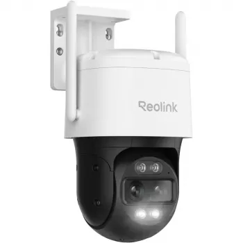 Câmara de segurança Wi-Fi 6 PTZ de lente dupla 4K Reolink TrackMix Series W760