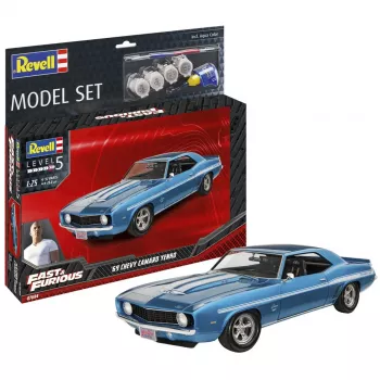 Conjunto de modelo Revell Fast & Furious 1969 Chevy Camaro Yenko 1:25