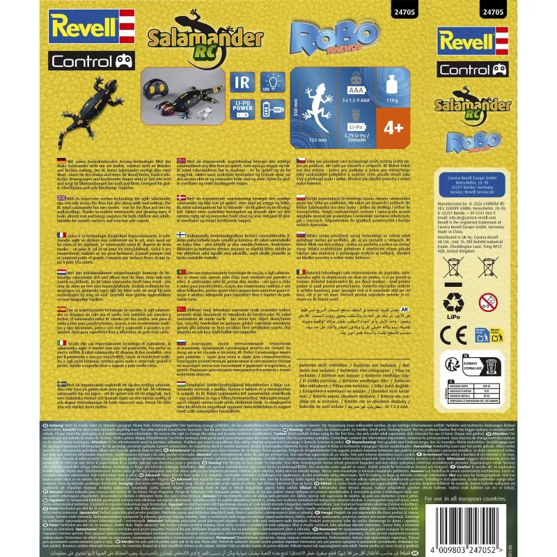 REVELL Robo Friends Salamander animal de brincar telecomandado