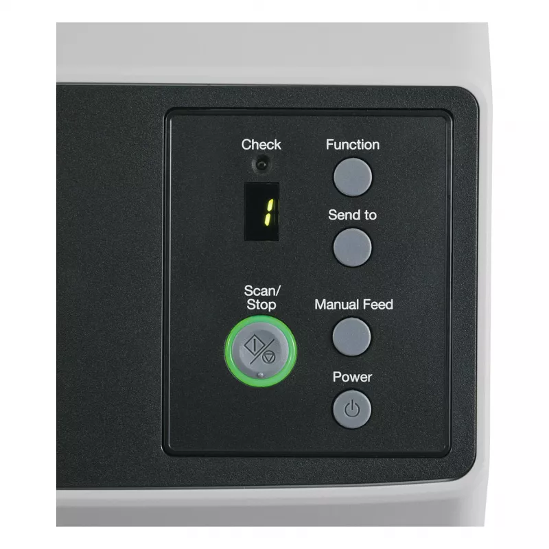 Ricoh fi-8150 scanner de documentos duplex com ADF de 100 folhas, 50 ppm/100 ipm, USB 3.2 & Gigabit Ethernet, 600 dpi, Clear Image Capture