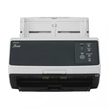 Ricoh fi-8150 scanner de documentos duplex com ADF de 100 folhas, 50 ppm/100 ipm, USB 3.2 & Gigabit Ethernet, 600 dpi, Clear Image Capture