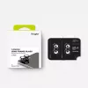 Ringke Moldura de câmara pack de 2 para Samsung Galaxy Z Flip 8 - proteção de objetiva em liga de alumínio preta com vidro temperado 9H