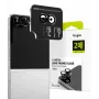 Ringke Moldura de câmara pack de 2 para Samsung Galaxy Z Flip 8 - proteção de objetiva em liga de alumínio preta com vidro temperado 9H