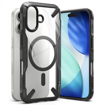 Ringke Capa Fusion X magnética MagSafe para iPhone 17 preta