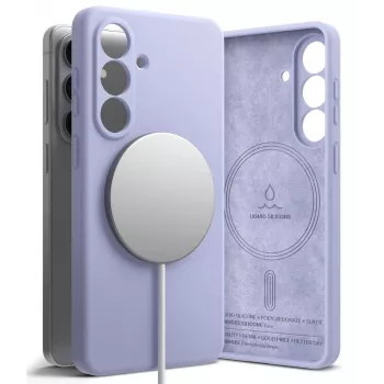 Ringke Capa Galaxy S26 Silicone Magnética Lavanda