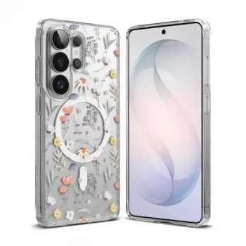 Capa Ringke Galaxy S26 Ultra Fusion Design Magnetic Dry Flowers