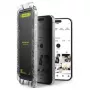 Protetor de ecrã Ringke para iPhone 15/16 Privacy Premium Easy Slide vidro temperado 9H com auxiliar de instalação (pack de 2) transparente
