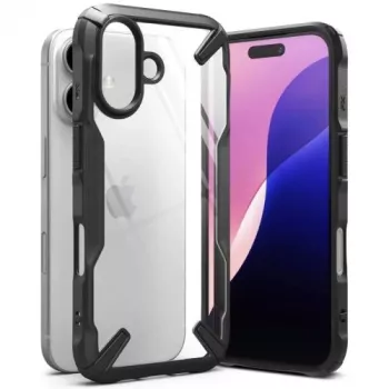 Capa Ringke para iPhone 16 Fusion X preta
