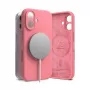 Capa Ringke iPhone 16 Silicone Magnética Rosa