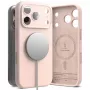Capa Ringke para iPhone 17 Pro de silicone magnética Pink Sand