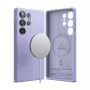 Ringke Capa de silicone magnética MagSafe para Samsung Galaxy S25 Ultra Lavanda