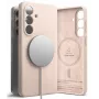 Ringke Silicone Magnetic MagSafe Case para Samsung Galaxy S26+ Plus - Pink Sand