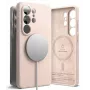 RINGKE Capa Silicone Magnetic MagSafe para Samsung Galaxy S26 Ultra - Pink Sand