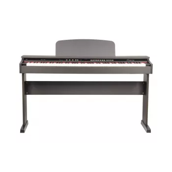 Ringway RP120 RW piano digital com 88 teclas, mecânica de martelo graduada, 16 vozes, 3 pedais e USB-MIDI - pau-rosa