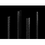 Rittal 5302.100 Calha de prateleira, preto, aço, 15 U, VX IT, 48,3 cm (19 polegadas)