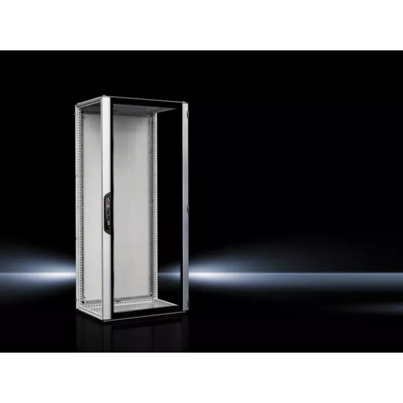Rittal 5327.190 Armário rack de servidor 42U autónomo IP55, 800x1000x2000 mm, preto/cinzento, porta de vidro de segurança