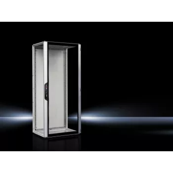 Rittal 5327.190 Armário rack de servidor 42U autónomo IP55, 800x1000x2000 mm, preto/cinzento, porta de vidro de segurança
