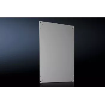 Rittal 8617.550 Placa de montagem, aço galvanizado, 500 x 775 mm, 2,5 mm de espessura, cinzento