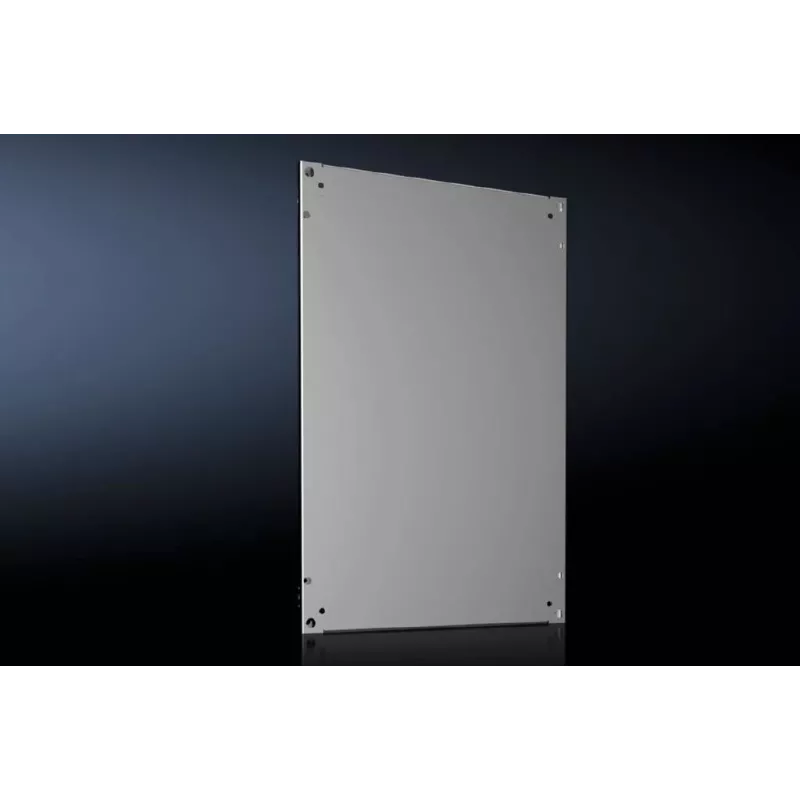 Rittal 8617.550 Placa de montagem, aço galvanizado, 500 x 775 mm, 2,5 mm de espessura, cinzento