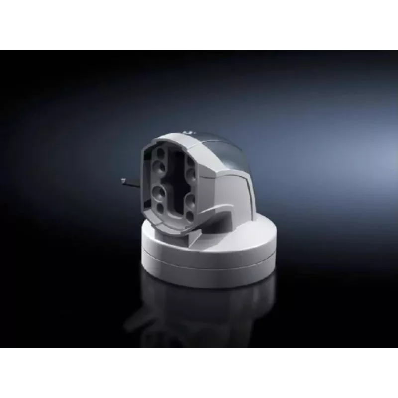 Rittal 90° Acoplamento angular System 60 para ligação de braço de suporte Ø 130 mm - CP 6206.380 alumínio fundido/zinco, plástico