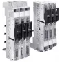Rittal 9346.030 Suporte de barramento coletor 160 A 3 polos para sistema RiLine60, poliamida, preto/cinzento