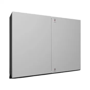 Caixa compacta Rittal AX, 2 portas, 1000x760x300mm, chapa de aço, RAL 7035, IP66