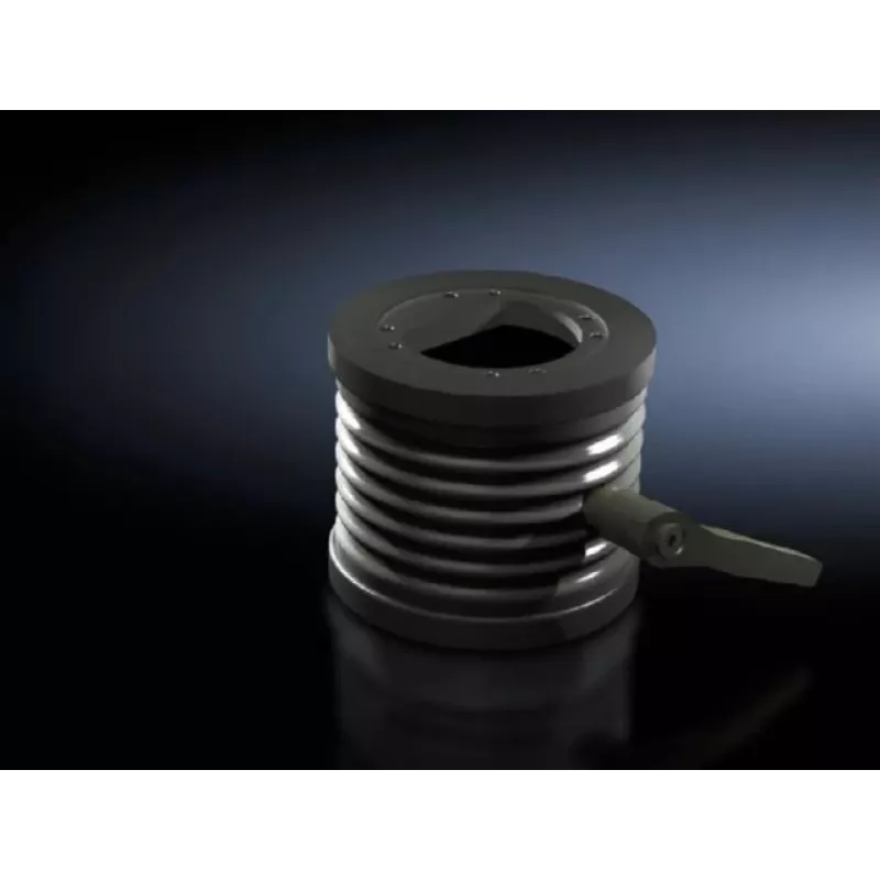 Rittal CP adaptador de inclinação ±45° para ligação de braço de suporte Ø 130 mm, alumínio fundido, cinzento grafite RAL 7024 6206.420