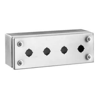 Rittal Caixa vazia 4 lugares de montagem (C x L x A) 90 x 280 x 100 mm aço inoxidável SM 2384.040 1 unid.