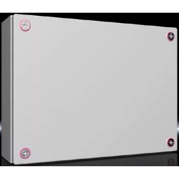 Rittal KX 1536.000 Caixa de parede, 400 x 300 x 120 mm, chapa de aço, cinzento-claro, IP66