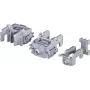 Rittal RiLine60 Terminal de ligação de barramento SV 9677.460, 690 V AC, 160 A, 1,5-70 mm², ligação por parafuso, cinzento, 3 unidades