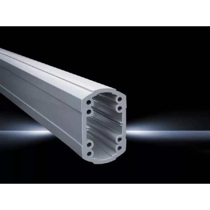 Rittal perfil de suporte System120 CP 6212.100 1000 x 75 x 120 mm alumínio cinzento claro