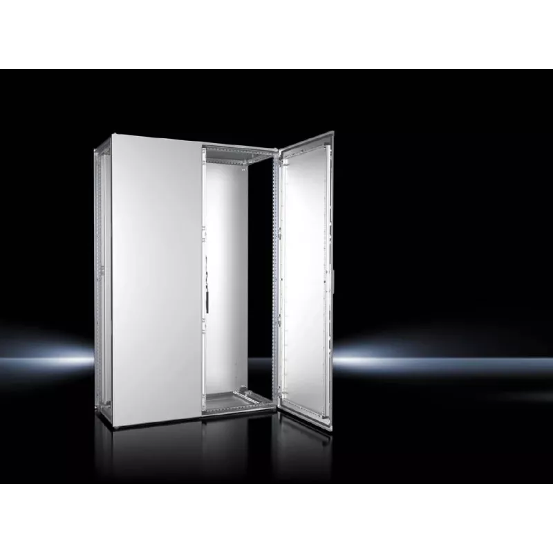Rittal VX sistema de armário com ligação, 2 portas, 1200x1800x500 mm, IP55, RAL 7035