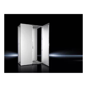 Rittal VX Sistema de Armários Elétricos em Bateria, 2 portas, 1200x2000x600 mm, Cinzento Claro