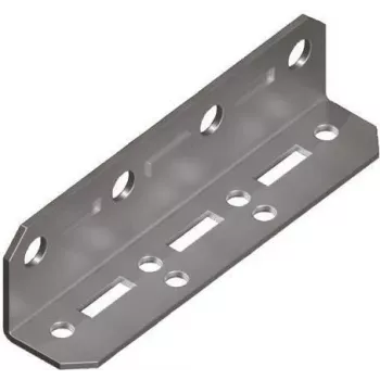 Rittal VX Cantoneira de extensão de base para painéis de base de 100 mm de altura e 200 mm de profundidade, aço galvanizado 8660400