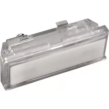 RITTO 1590200 Botão de campainha transparente, 1 tomada, encastrar, 250V AC, 10A